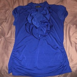 Royal blue blouse
